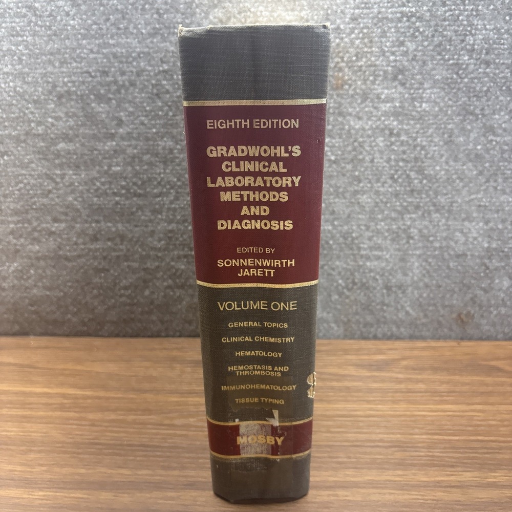 Clinical Laboratory Methods & Diagnosis, Gradwohl, 1980 Hardcover 8th Edition V1 - Picture 2 of 16